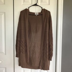 Camel Hooded Sweater